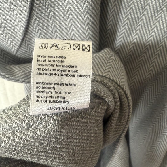 Lacoste Polo Shirt Mens 7 Sz XXL Gray Contrast Collar Big Crocodile Preppy - Picture 10 of 13